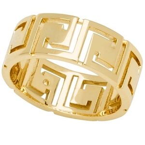 And Now This Greek Key Ring